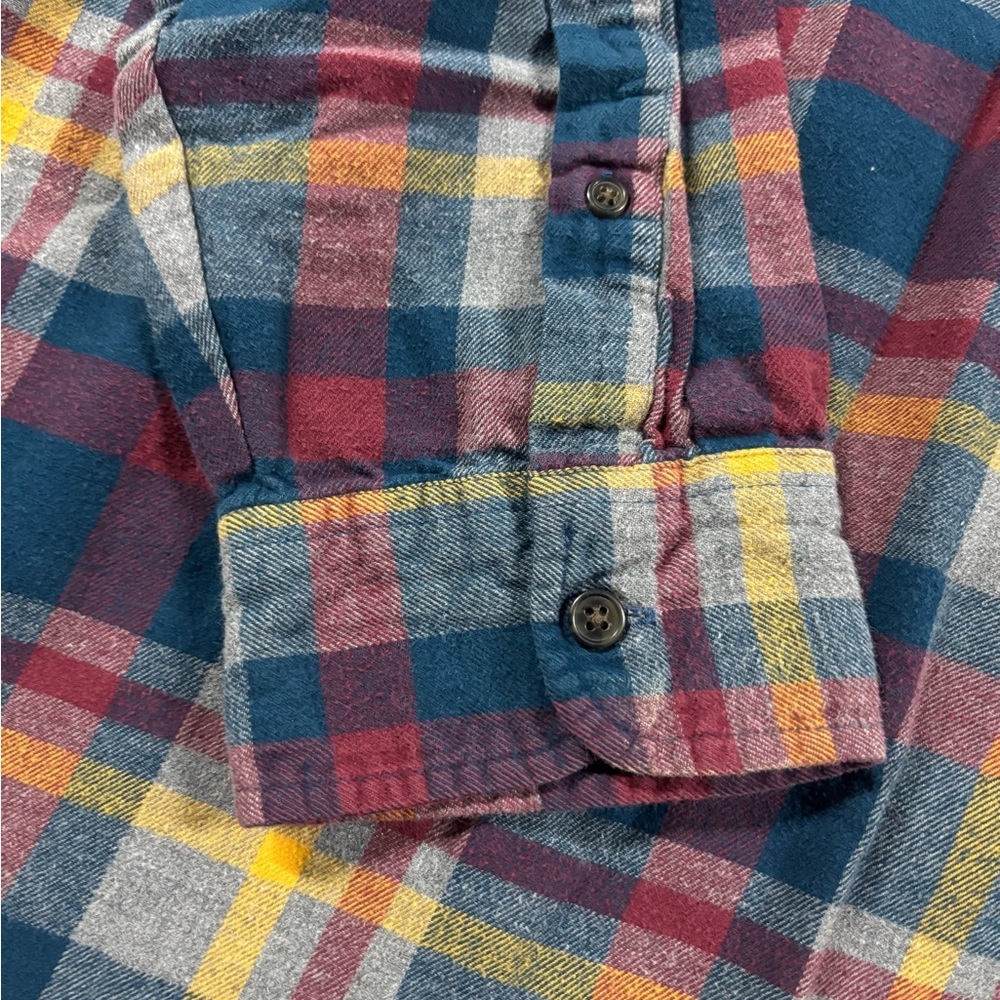 Foundry Supply Co Plaid Flannel Shirt Men’s 3XLT Tall Button Down Cotton - Picture 3 of 9